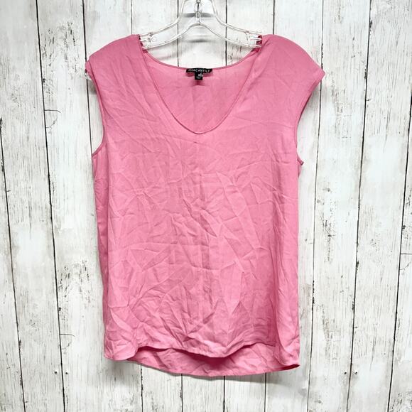 J.Crew Tank Top Women Size 2 Sleeveless Round Neck Hot Pink 100% Polyester - Picture 1 of 4